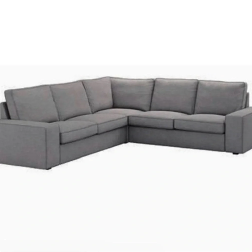IKEA KIVIK tallmyra white/black Cover for sectional 4 Corner 304.827.14